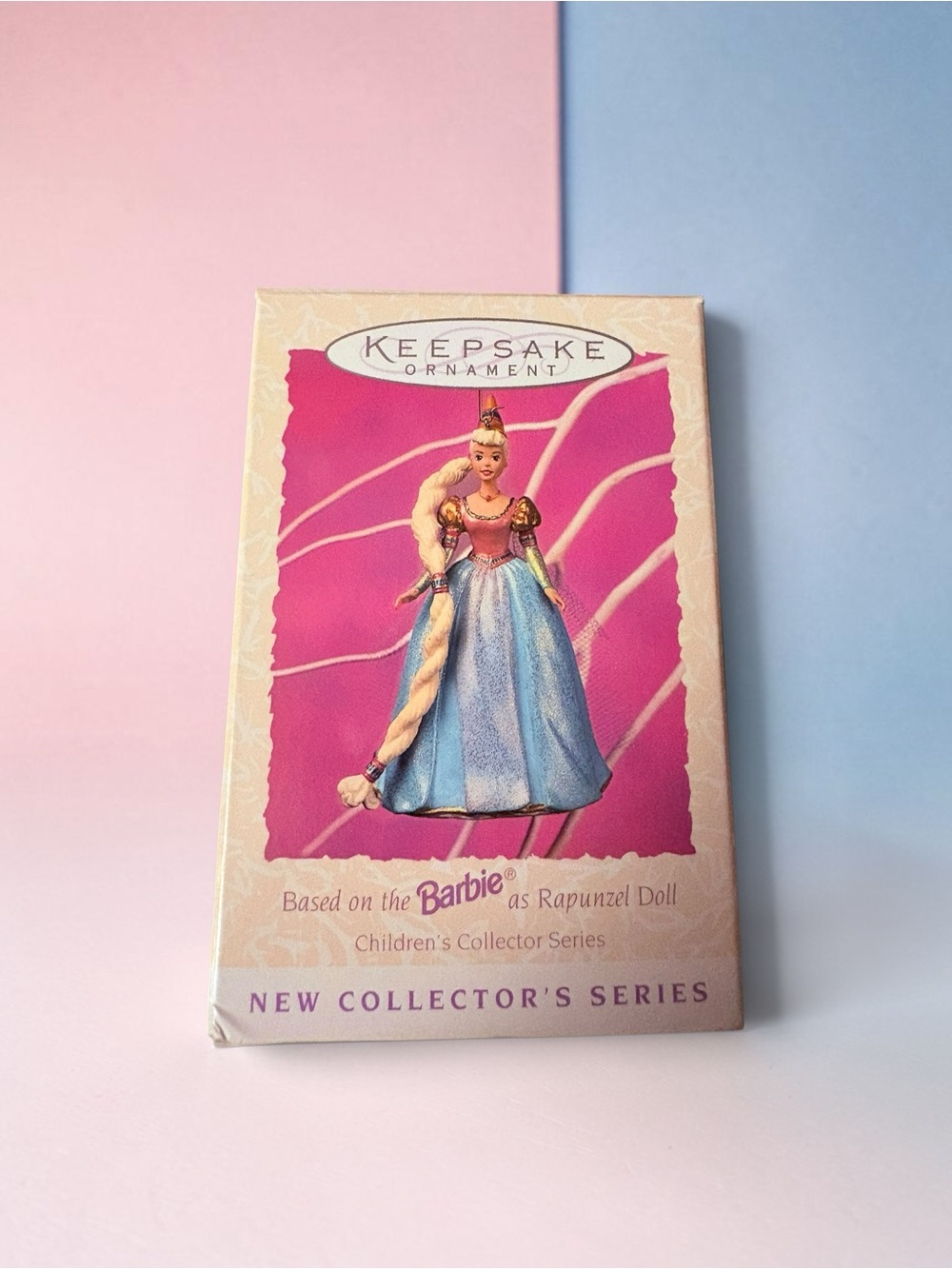 🦖 5 for $20 Vtg 1997 Hallmark Barbie as Rapunzel Ornament NIB